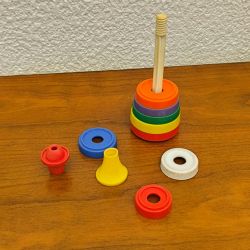 Culbuto jouet vintage pour enfants