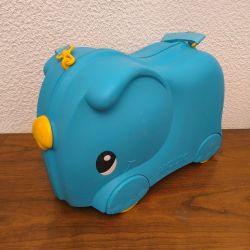 Valise porteur 2 en 1 molto l elephant (bleu ou rose au choix)