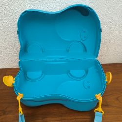 Valise porteur 2 en 1 molto l elephant (bleu ou rose au choix)
