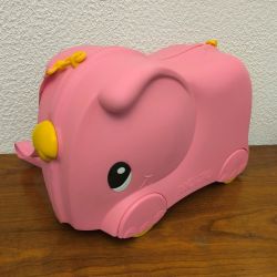 Valise porteur 2 en 1 molto l elephant (bleu ou rose au choix)