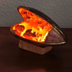 Lampe veilleuse vintage en forme de "Moule" Vallauris