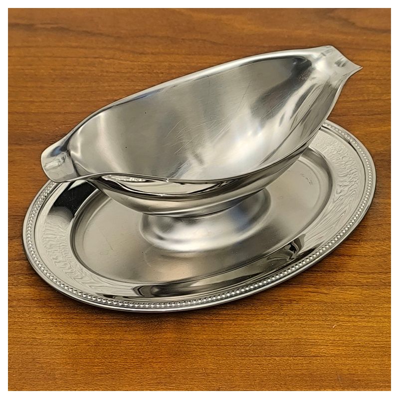 Saucière inox vintage Guy degrene