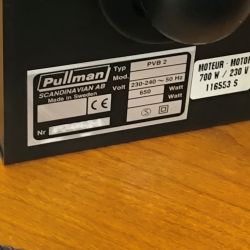 Mini Aspirateur industriel suedois Pullman PVB 2