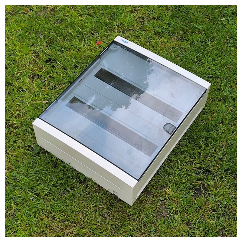 Tableau / coffret electrique Hager 2 rangées avec porte transparente 36 MOODULES
