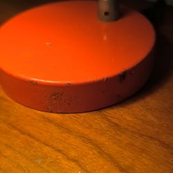 Lampe de bureau vintage orange flexible / deco année 70