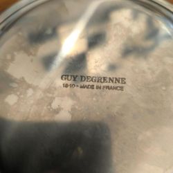 cadeau de naissance vintage : l'assiette bébé en métal argenté guy Degrenne