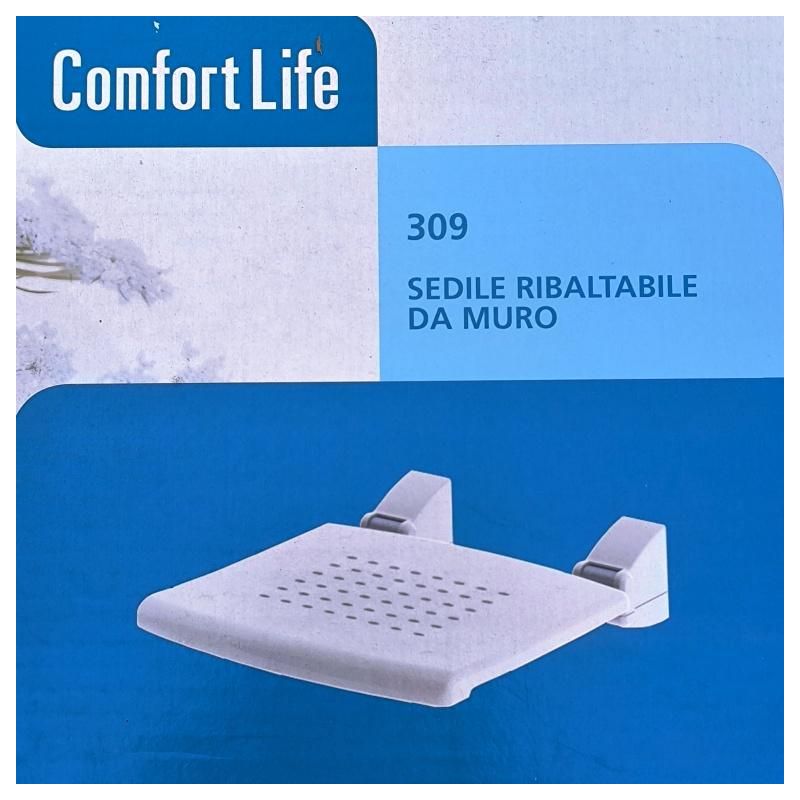 Siège de douche mural rabattable Comfort Life