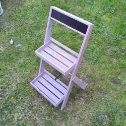 Etagere echelle / porte plante en bois / présentoir cadeau dragées mariage communion