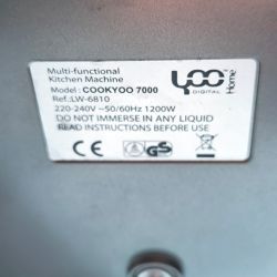 Robot pâtissier avec 3 fouets Cookyoo 7000 – 1200 W