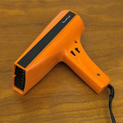Sèche-cheveux vintage Moulinex orange – Design années 70/80