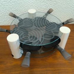 Raclette ronde Lagrange transparence 6 personnes