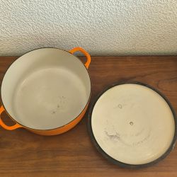 Marmite le creuset orange taille 28 cm, 6.7 litres, cocotte faitout