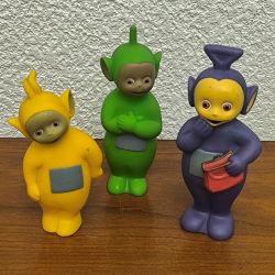 Lot de 3 figurines Télétubbies vintage – années 1990