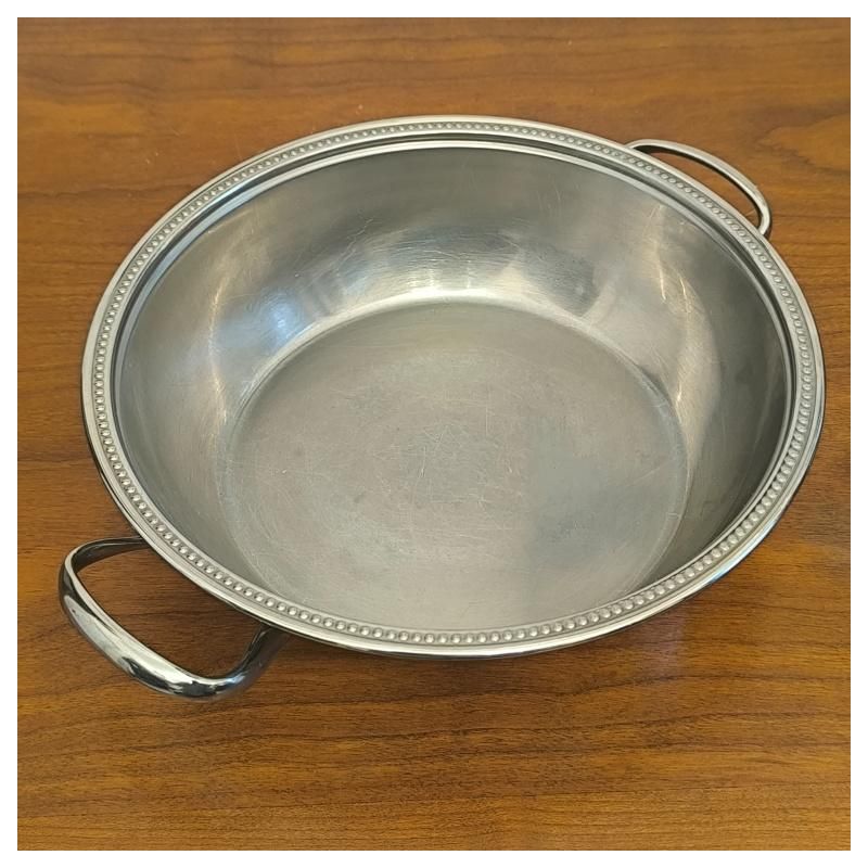  Saladier / Légumier rond en inox 18/10 GUY DEGRENNE – Décor perlé