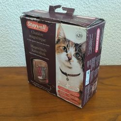 Chatiere avec collier aimanté. Seul votre chat peut entrer staywell