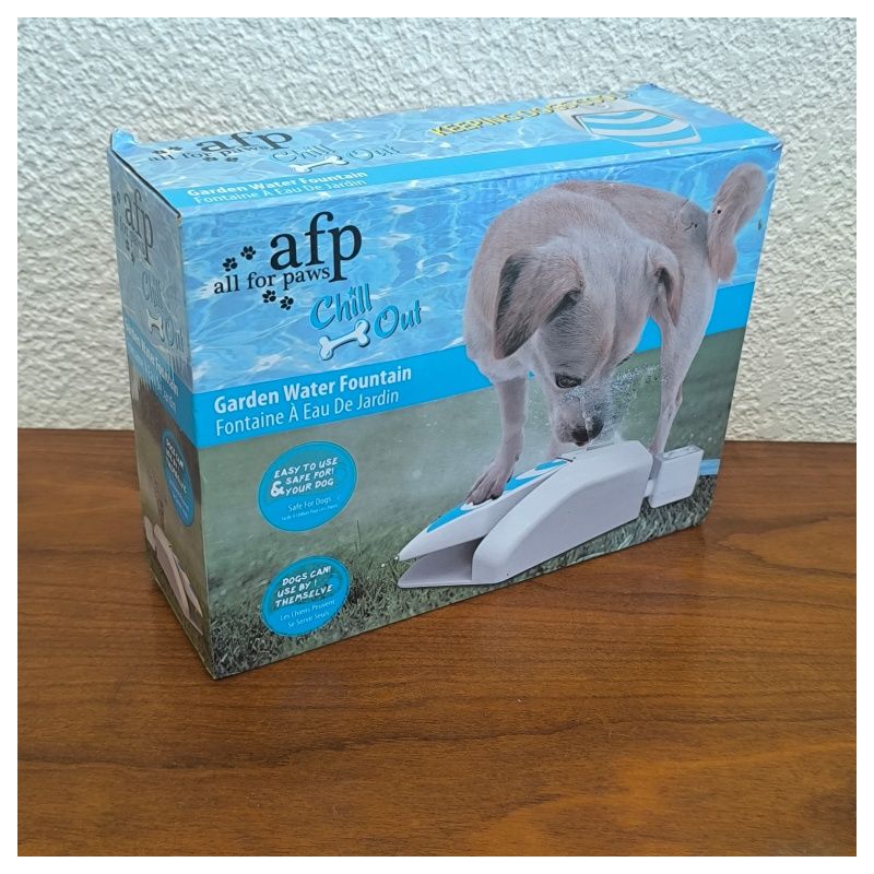 Fontaine à eau de jardin pour chien - All For Paws