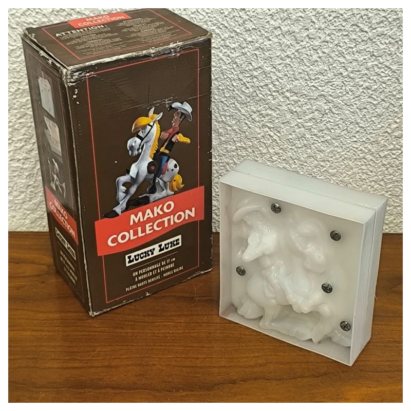 Moule Lucky Luke et Jolly Jumper mako vintage