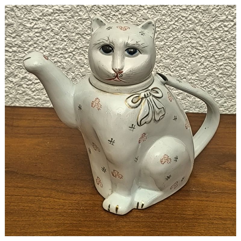 Théière chat vintage