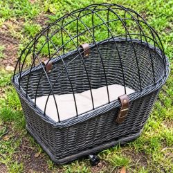 Panier de transport pour chat / petit chien à fixer sur porte-bagages decvotre vélo vélo