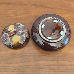 bonbonnière ou  petit pot en céramique vintage Vallauris