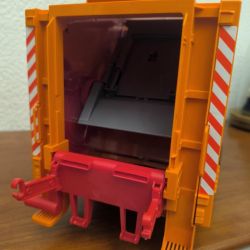 Jouet Camion poubelle XXL orange bruder Man TGS