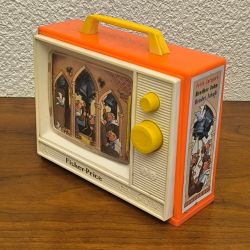 boite a musique télévision vintage Fisher-Price