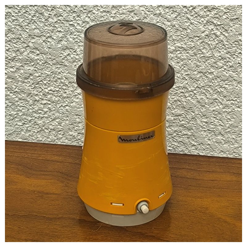 moulin a café vintage orange moulinex