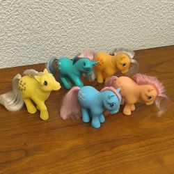 Lot Mon Petit Poney Vintage G1 Hasbro Années 80 + Vêtements Pony Wear