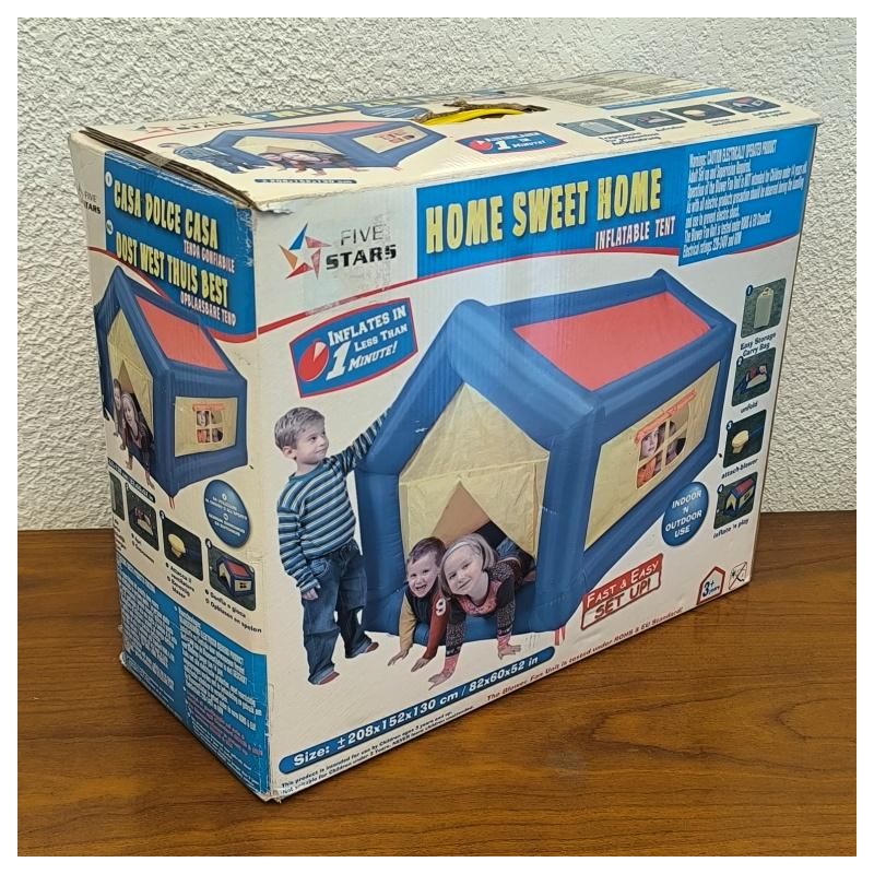 Tente, Cabane, Maison, structure Gonflable pour Enfant - Five Stars "Home Sweet Home"