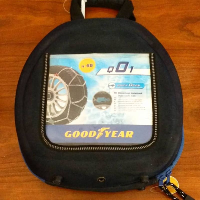 Chaines à neige pour voiture en X de marque Goodyear taille N° 4, 5 ou 6