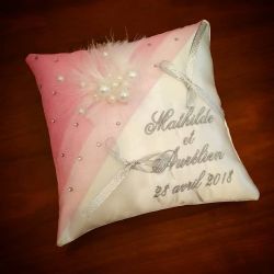 porte-alliances : le perles et strass