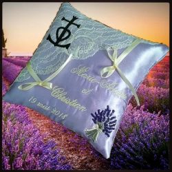 porte-alliances : le provencal (avec croix de camargue, bouquet de lavande ou autre)