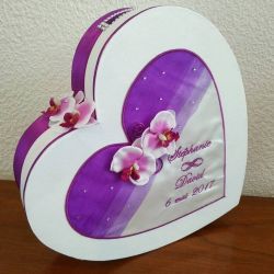Tirelire personnalisée pour votre mariage avec vos prénoms et la date de votre mariage